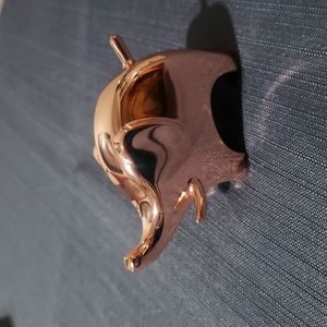 Umbra Anigram Copper Elephant Ring Holder.